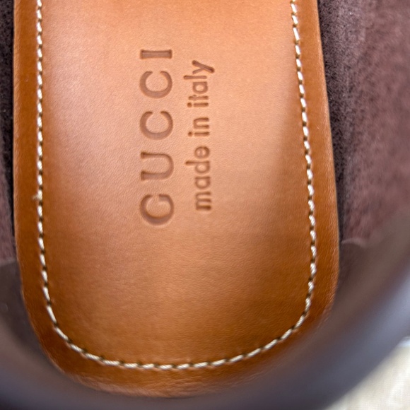 Men’s Gucci, AYRTON  GG web Driver loafers size 12 made in Italy - Picture 7 of 10